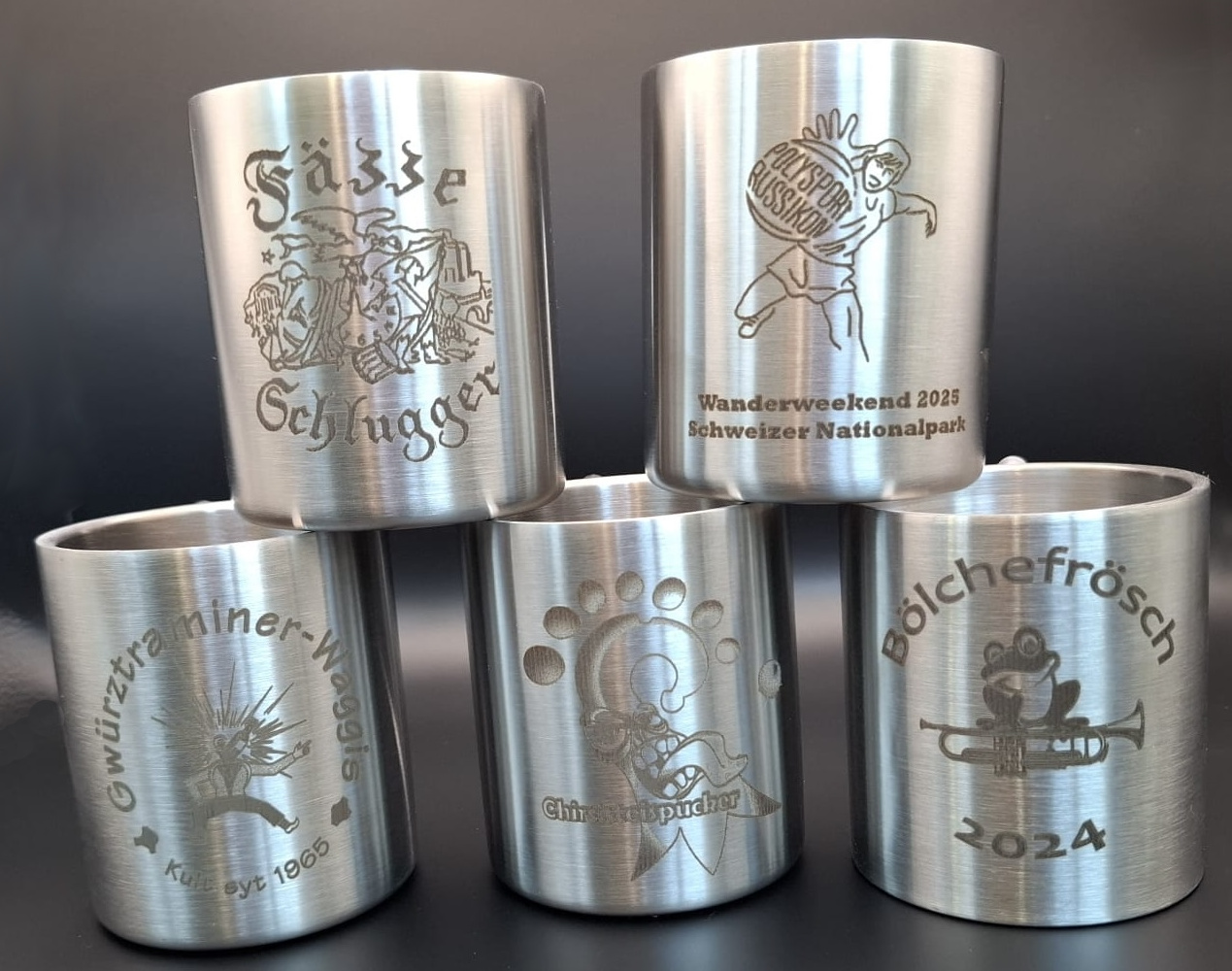 Metalltasse